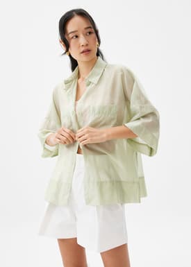 Oversized Boxy Button Down Shirt
