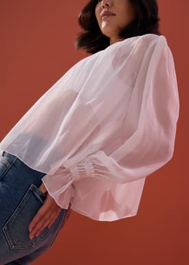 Sheer Poet Blouse