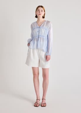 Georgette Poet Blouse