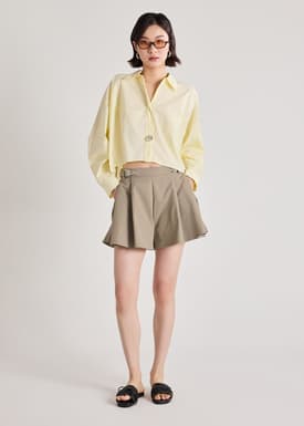 RuchedReady® Poplin Relaxed Shirt