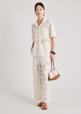 Crochet Relaxed Shirt