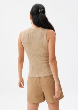 Ribbed Knit Tank Top