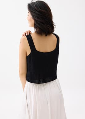 Knit Scoop Neck Tank Top