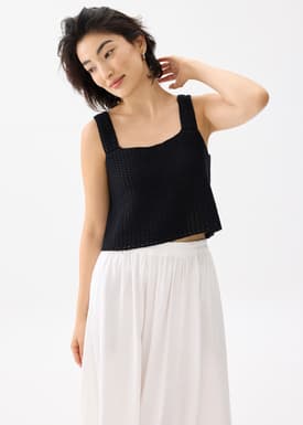 Knit Scoop Neck Tank Top