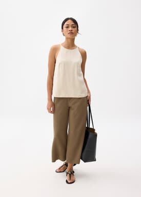 Round Neck Shell Camisole Top