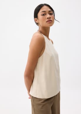 Round Neck Shell Camisole Top