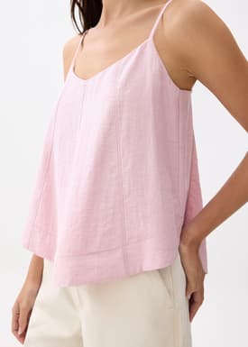 V-neck Trapeze Camisole Top