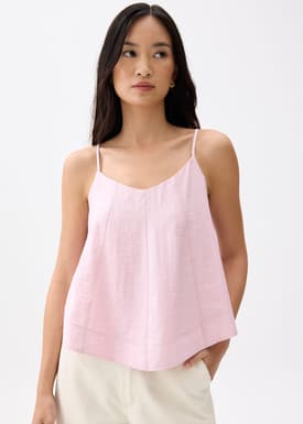V-neck Trapeze Camisole Top