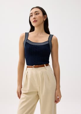 Crop Knit Camisole Top