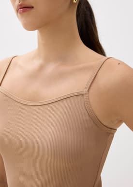 Fitted Jersey Camisole Top