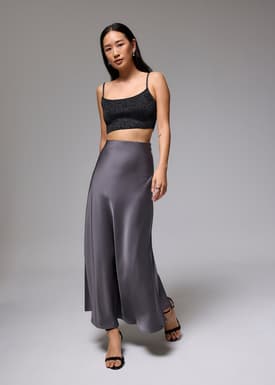 Fitted Crop Knit Camisole Top