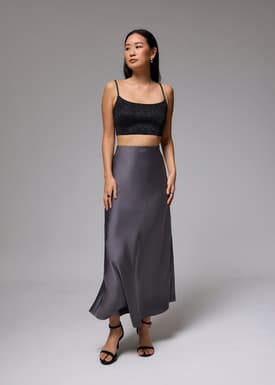 Fitted Crop Knit Camisole Top