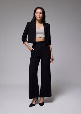 Fitted Crop Knit Camisole Top