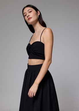 BraFree by LB Sweetheart Crop Camisole Top