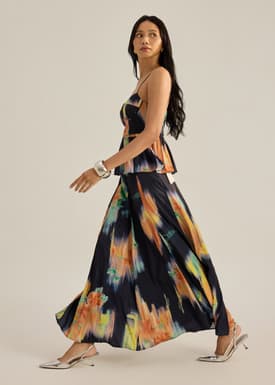 Peplum Camisole in Summer Haze