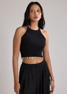 Coastal Beads Crop Top