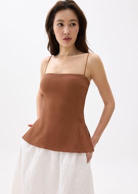 Padded Straight Neck Tube Top