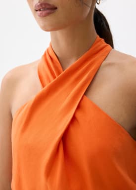 Linen Halter Top