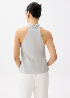 Linen Halter Top