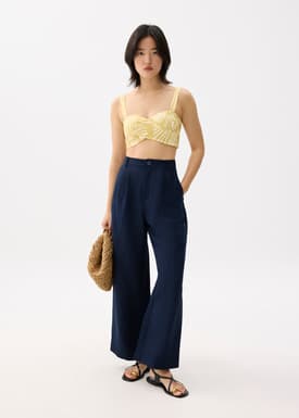 BraFree by LB Cropped Bustier Top in Kekana