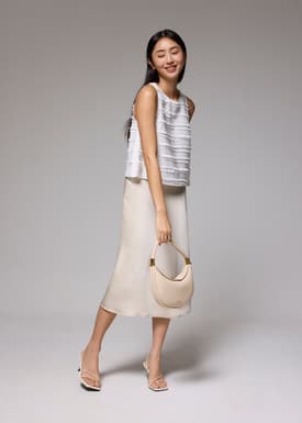 Fringe Round Neck Shell Top