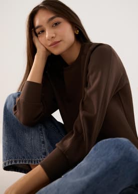 Relaxed Jersey Long Sleeve Top