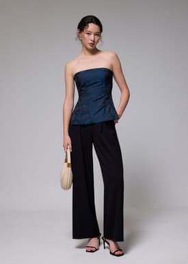 BraFree by LB Brocade Fitted Tube Top