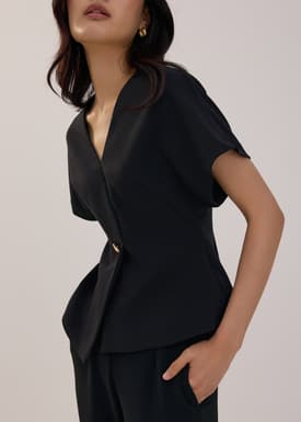 V-neck Batwing Top