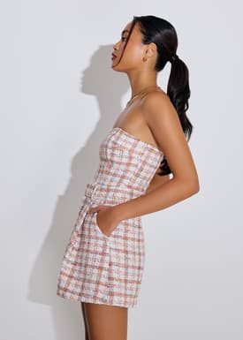 BraFree by LB Tweed Bustier Top