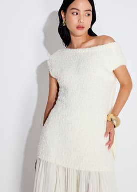 Multi-way Relaxed Fuzzy Knit Tunic Top