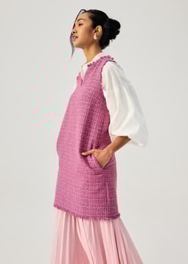 Relaxed Cotton Button Down Collared Puff Sleeve Top