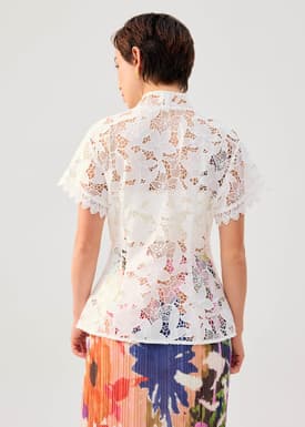Floral Lace Kebaya Top