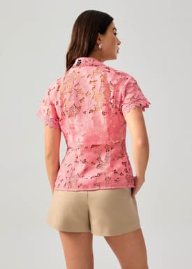 Floral Lace Kebaya Top