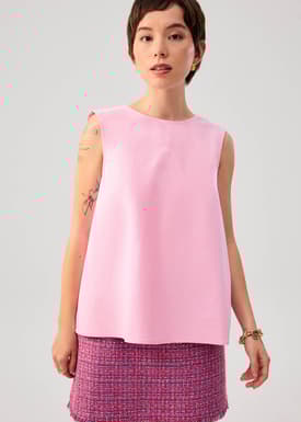 Reversible Relaxed Cotton Knot Shell Top