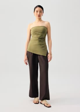 BraFree by LB Tencel Asymmetric Hem Tube Top