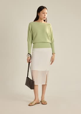 Boucle Knit Long Top