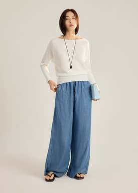 Boucle Knit Long Top