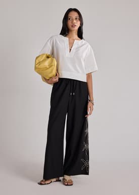 Coastal Bead Boxy Top