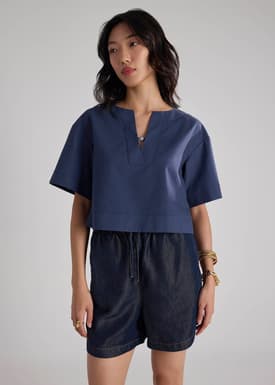 Coastal Bead Boxy Top
