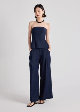 BraFree by LB Denim Tube Top