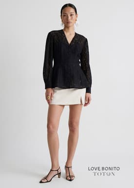 Love, Bonito x TOTON RuchedReady® Lace Kebaya Top