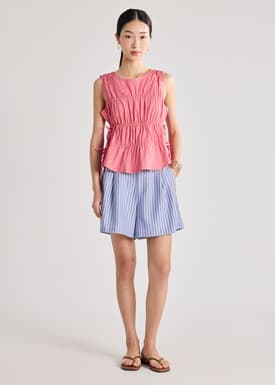 Cotton Smocked Top