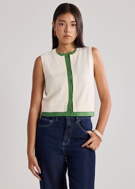 Faux Layer Vest Top