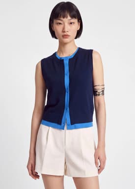 Faux Layer Vest Top