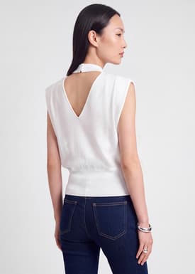 Knit Mock Neck Top