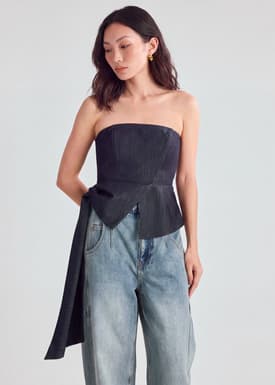 BraFree by LB Chambray Tube Top