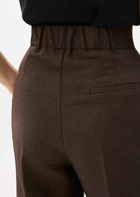 Leggy™ Elastic Pleated Straight Leg Pants