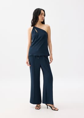 Leggy™ Elastic High Waist Straight Leg Pants