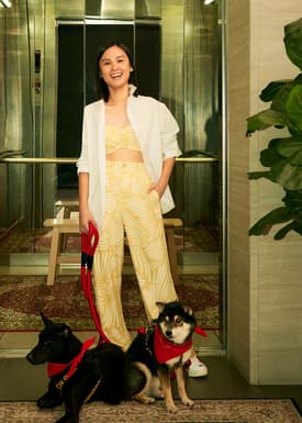 Leggy™ High Waist Straight Leg Pants in Kekana