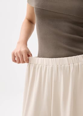 Elastic High Waist Palazzo Pants